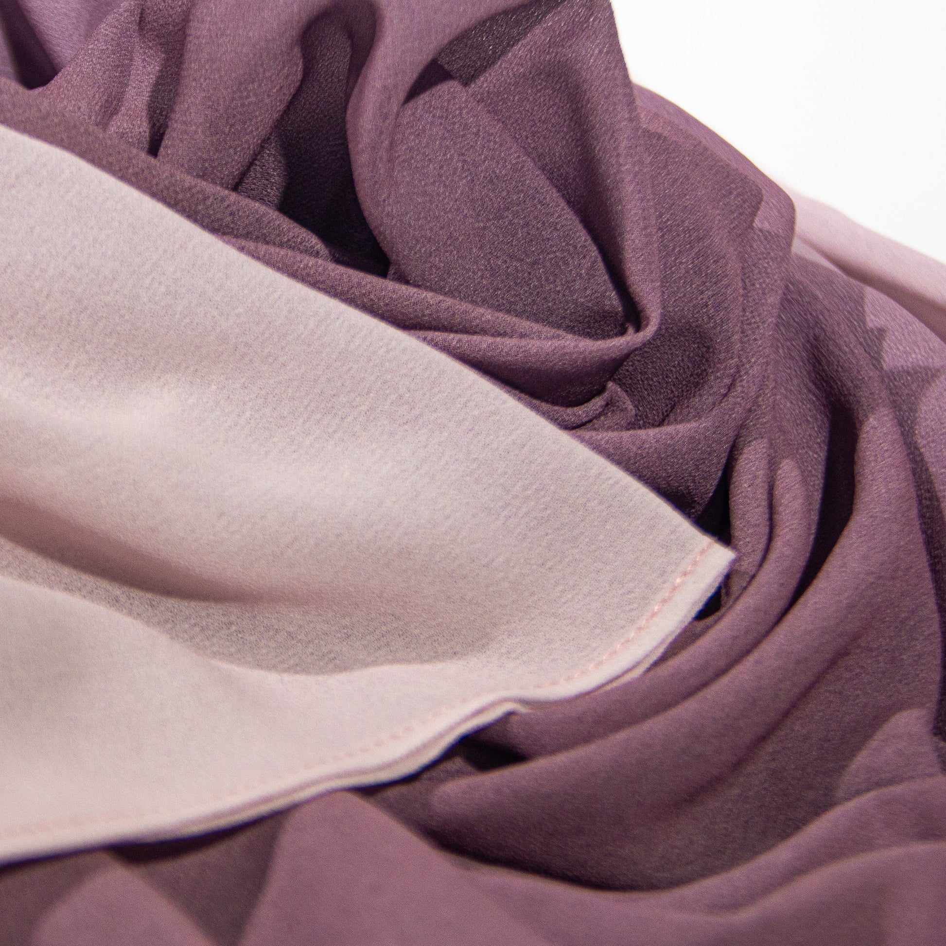 Détail tissu foulard femme Voile de Rosée collection Souffle de Couleurs LAZNA Maroc